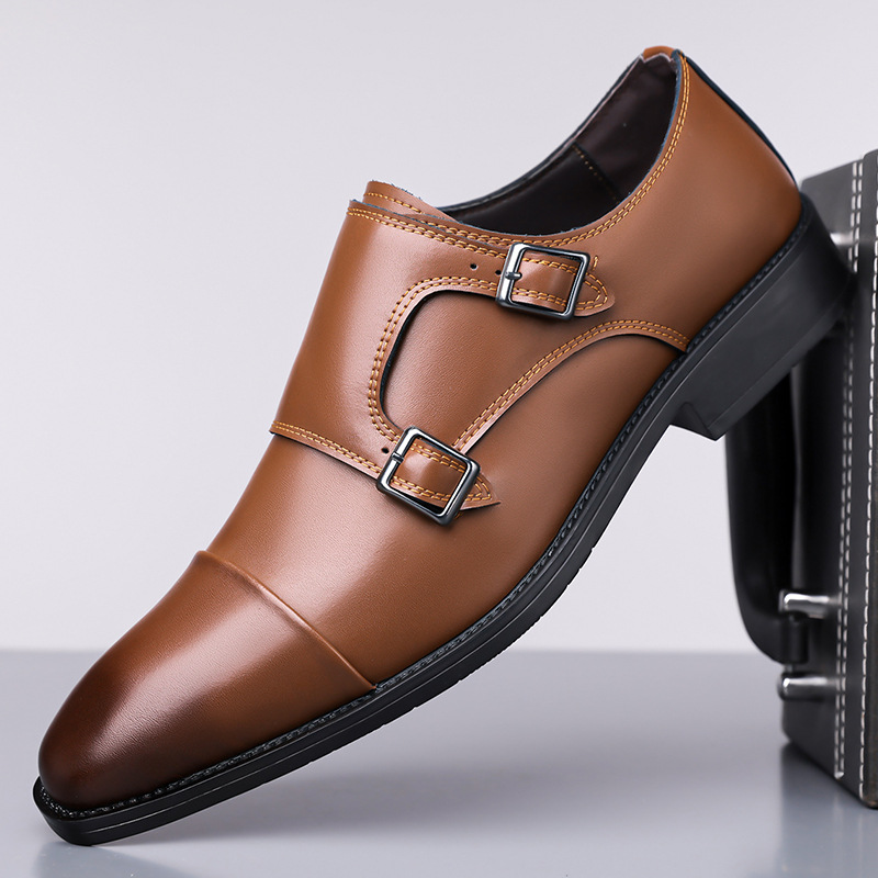 Leather Work Oxfords - Men's Formal Leather Oxford Shoes Business