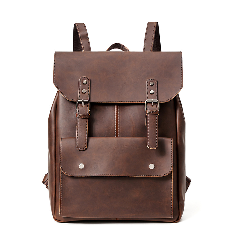 GOYN Vintage Men's Leather Bac - Leather Work Rucksack Mens 评论和价格