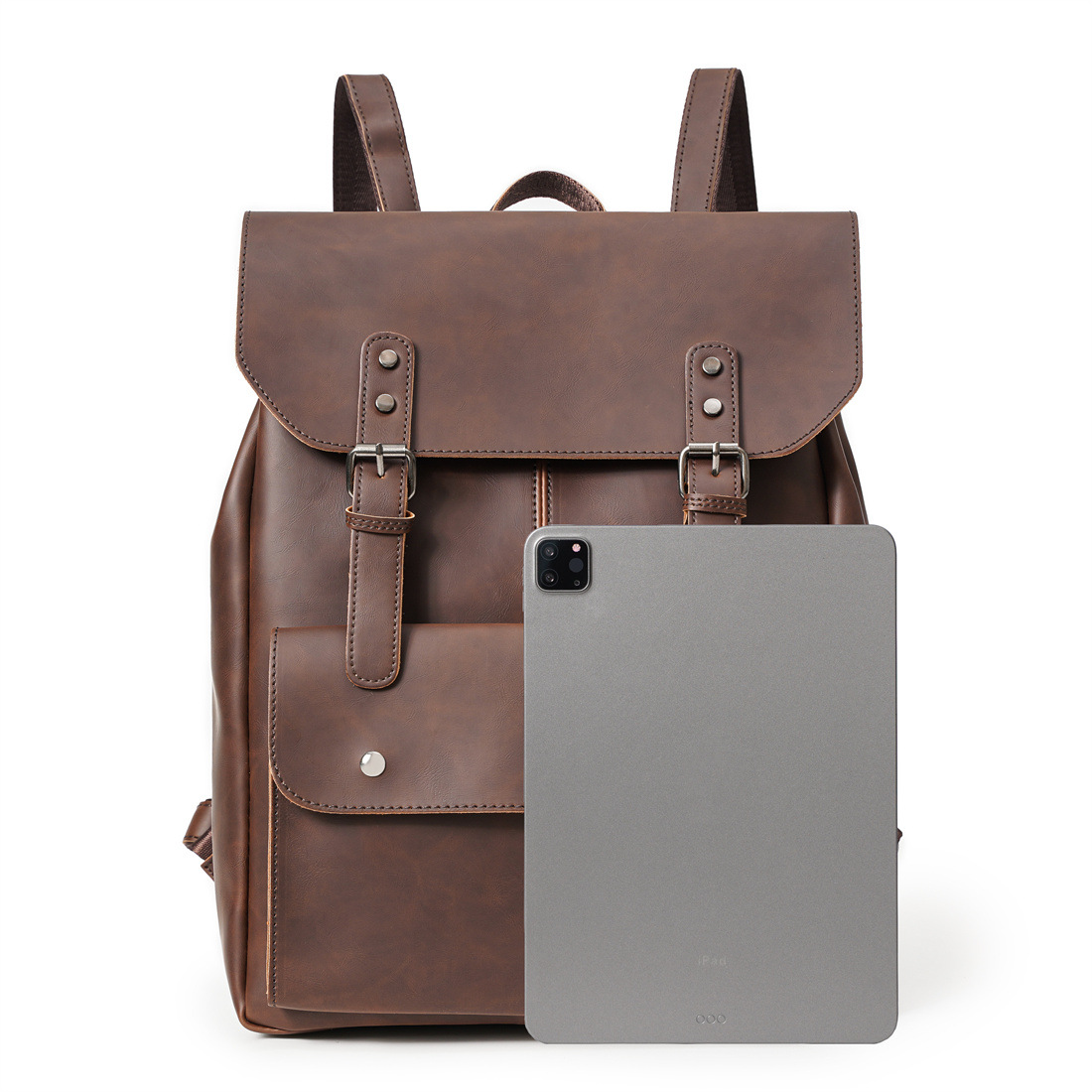 GOYN Vintage Men's Leather Bac - Leather Work Rucksack Mens 评论和价格