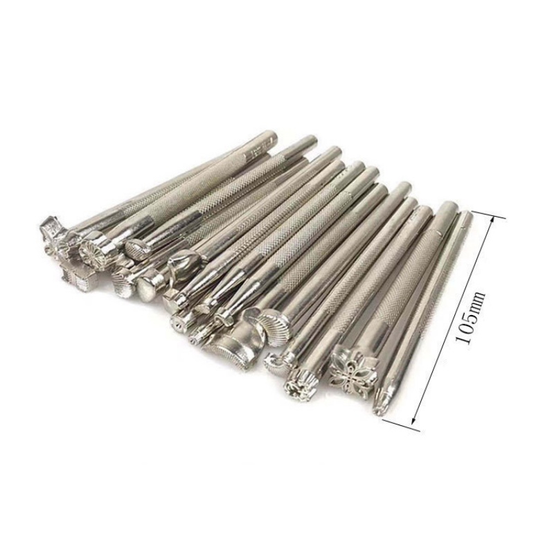 20Pcs Leather Stamping Tools L - Leatherwork Tool Kit 评论和价格