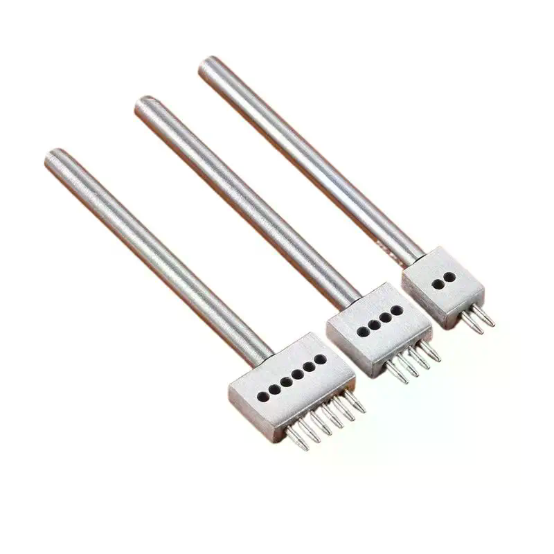 3Pcs Manual Leather Hole Punch - Leatherwork Tool Kit 评论和价格