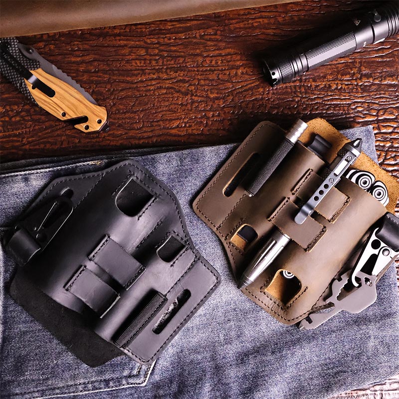 Outdoor Work Multitool Holder  - Leatherwork Knife Sheath 评论和价格