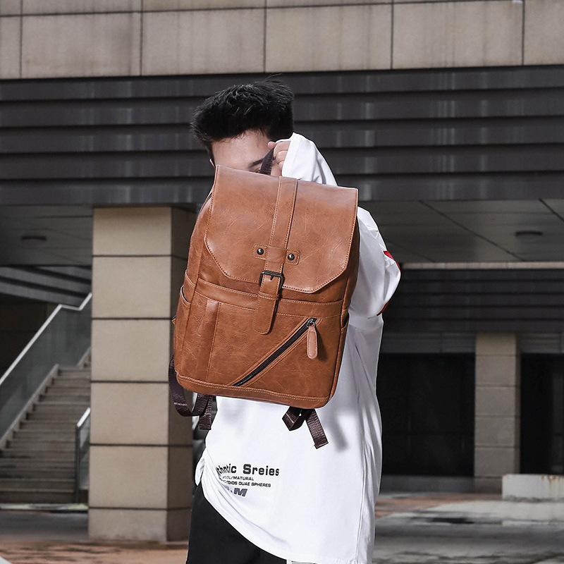 AOTIAN High Quality Business P - Leather Work Rucksack Mens 评论和价格