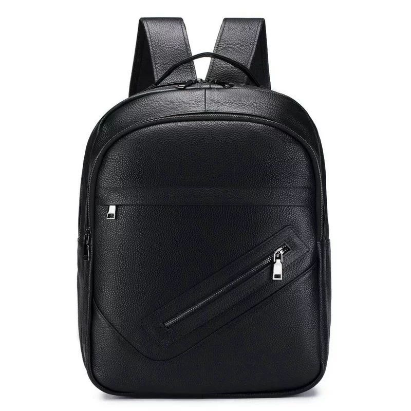 Black Genuine Leather Laptop B - Leather Work Rucksack Mens 评论和价格