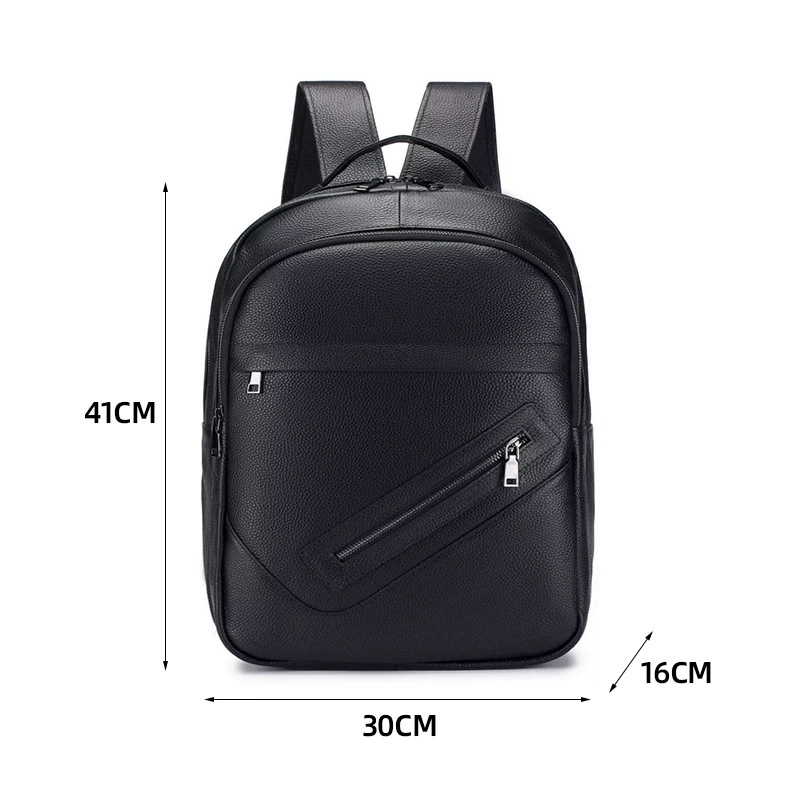 Black Genuine Leather Laptop B - Leather Work Rucksack Mens 评论和价格