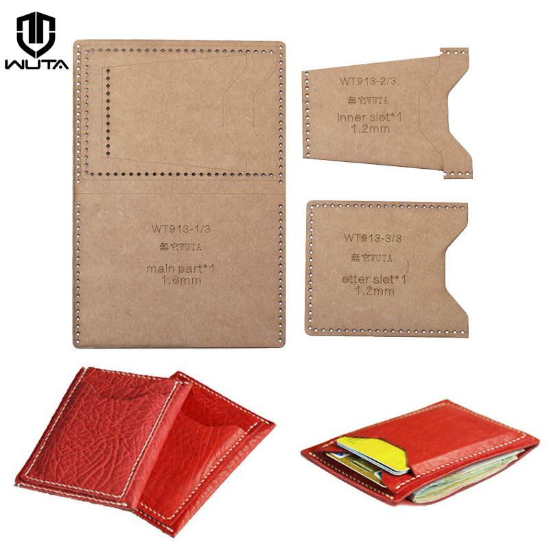 WUTA 913 Mini Card Case Kraft  - Leatherwork Tool Kit 评论和价格