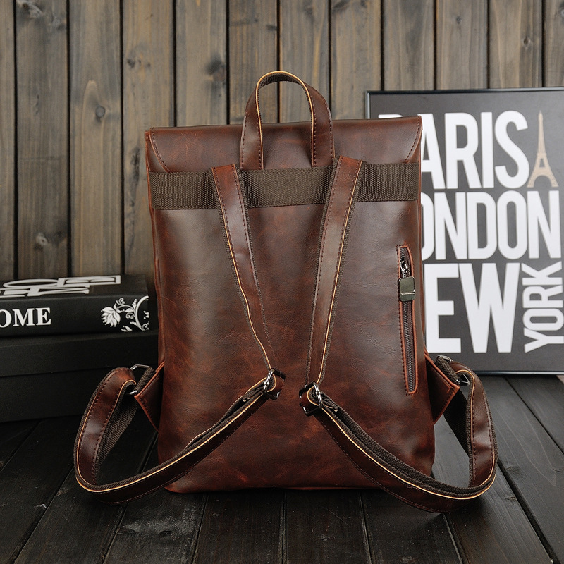 GOYN Men Vintage Leather Backp - Leather Work Rucksack Mens 评论和价格