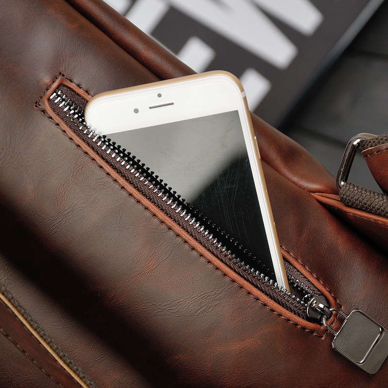 GOYN Men Vintage Leather Backp - Leather Work Rucksack Mens 评论和价格