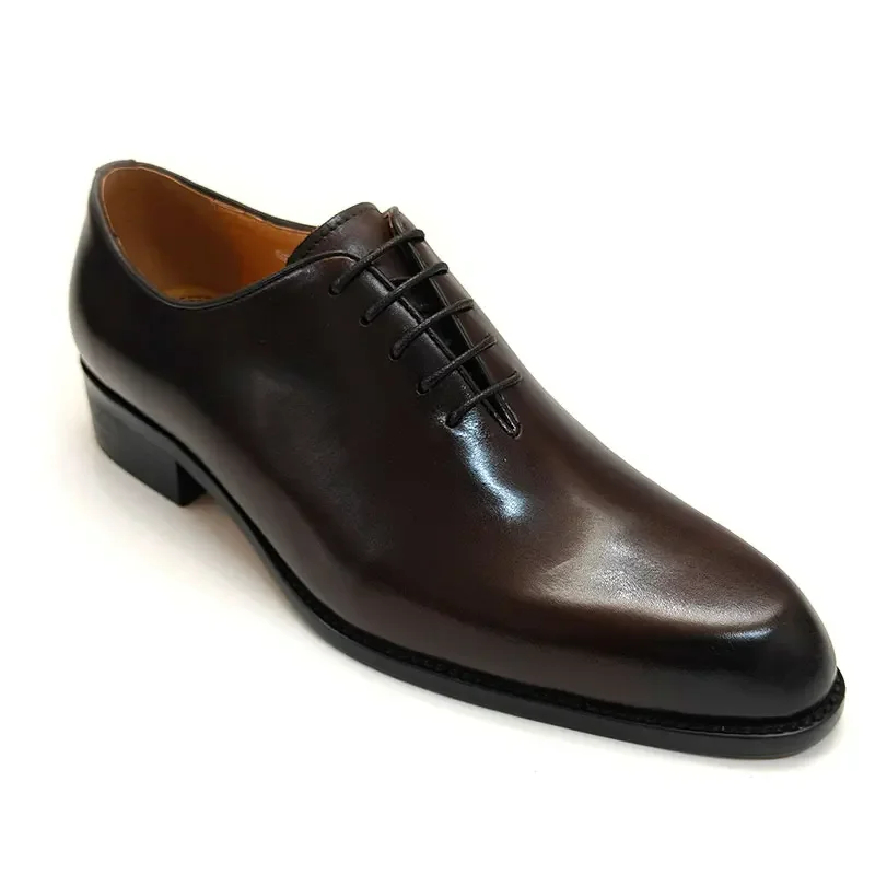Successful Men's Leather Shoes - Leather Work Oxfords 评论和价格