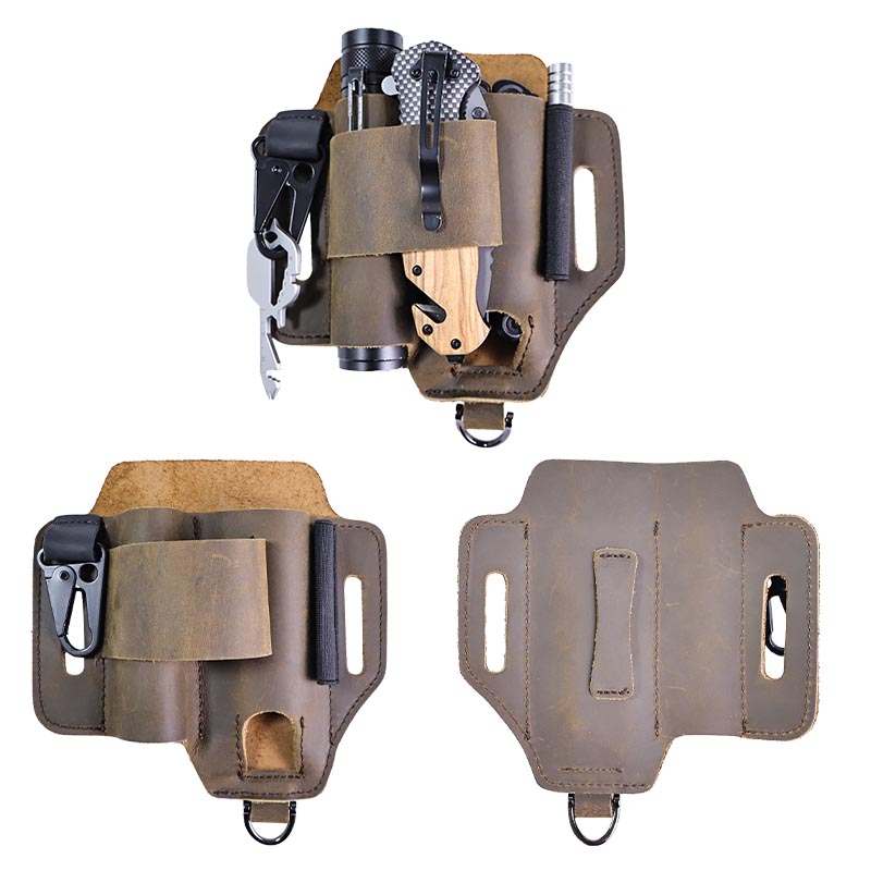 Genuine Leather Tactical Fanny - Leatherwork Knife Sheath 评论和价格