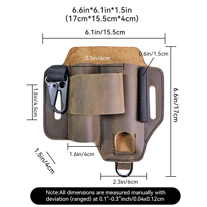 Genuine Leather Tactical Fanny - Leatherwork Knife Sheath 评论和价格
