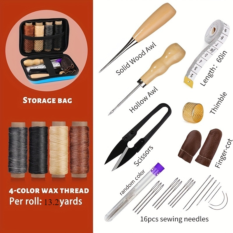 [Leather Working Kit] Leather  - Leatherwork Tool Kit 评论和价格