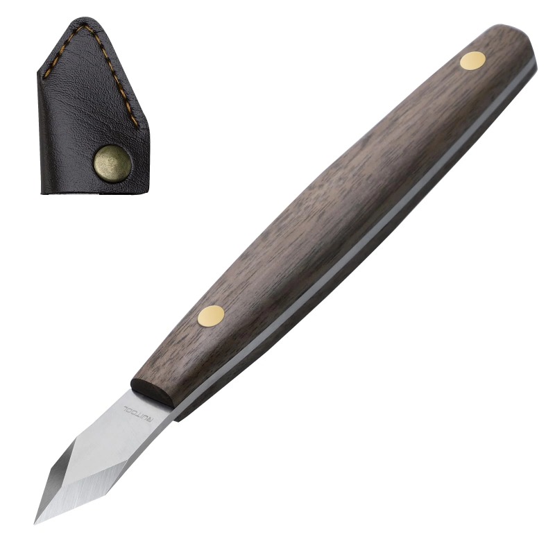 Handmade carving knife, thin e - Leatherwork Knife Sheath 评论和价格