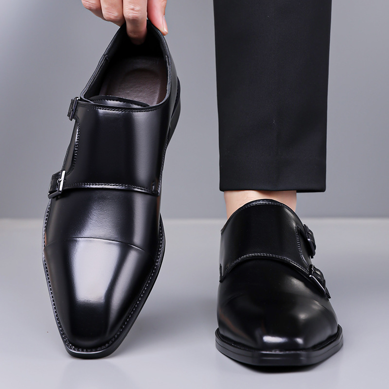 Men's Formal Leather Oxford Sh - Leather Work Oxfords 评论和价格