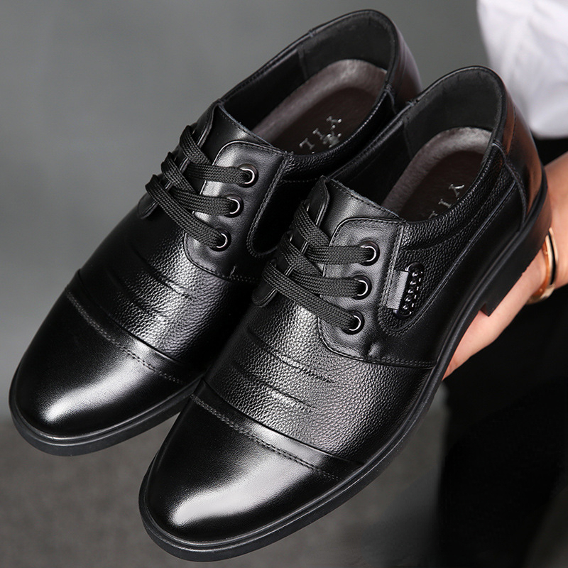 Winter Men Genuine Leather For - Leather Work Oxfords 评论和价格